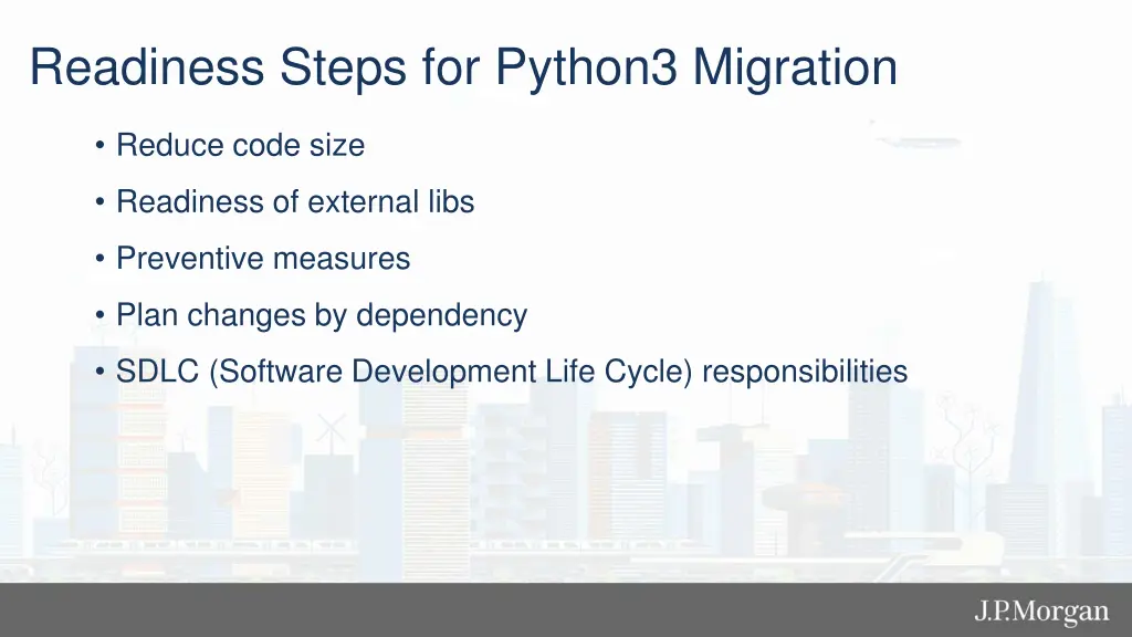 readiness steps for python3 migration