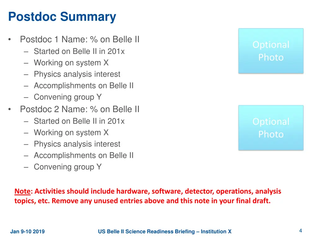 postdoc summary