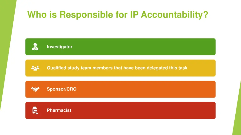 who is responsible for ip accountability