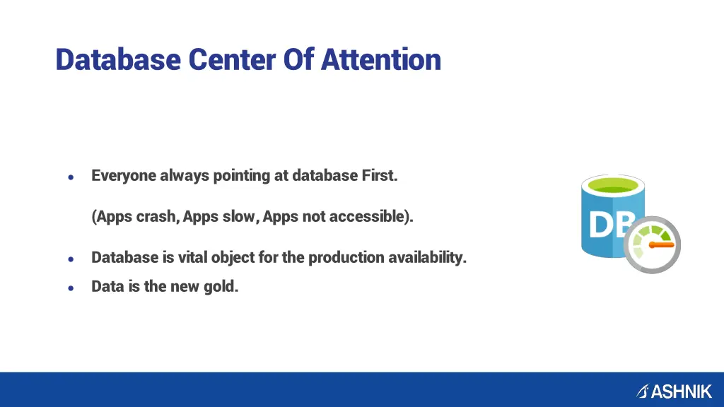 database center of attention