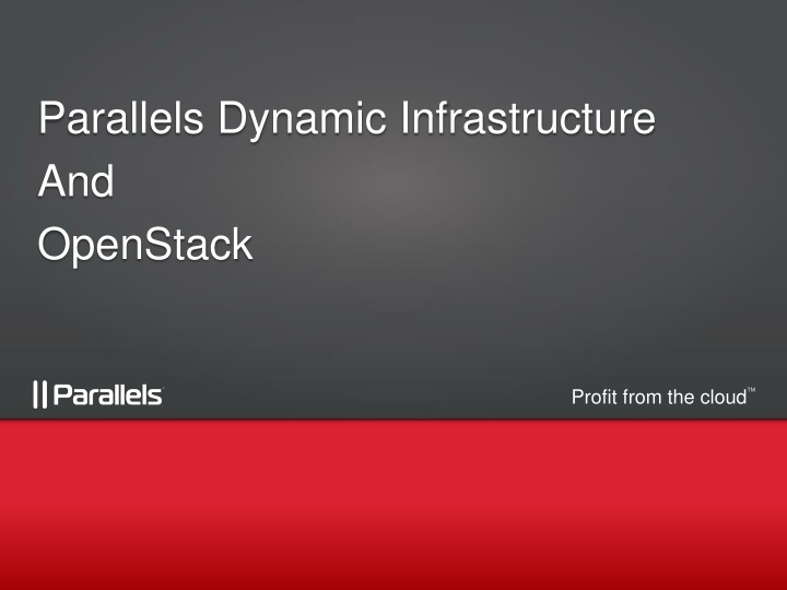 parallels dynamic infrastructure and openstack