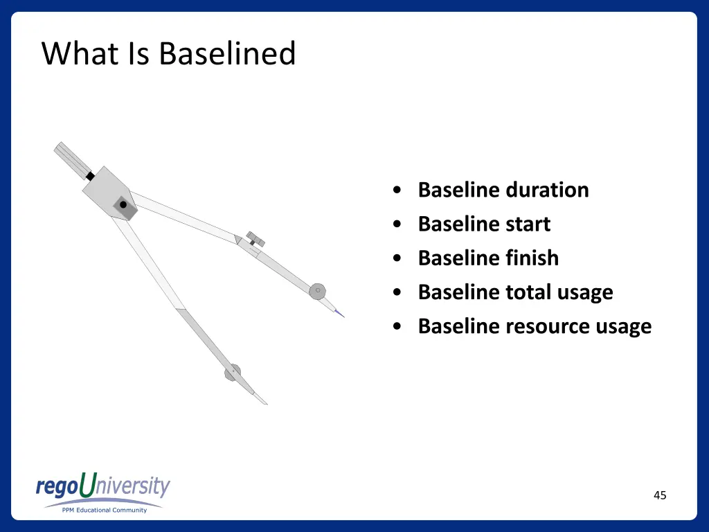 what is baselined