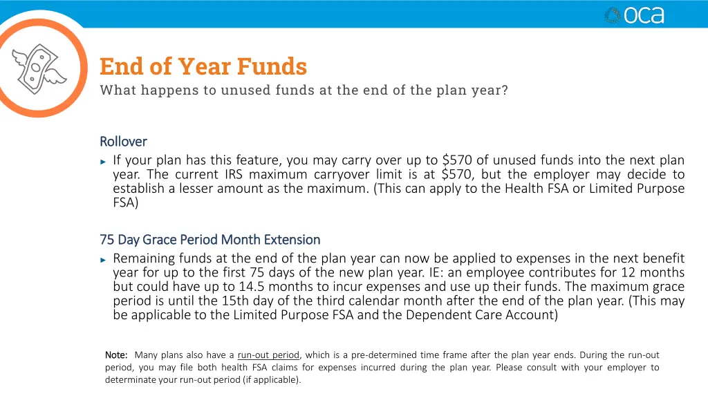 end of year funds what happens to unused funds