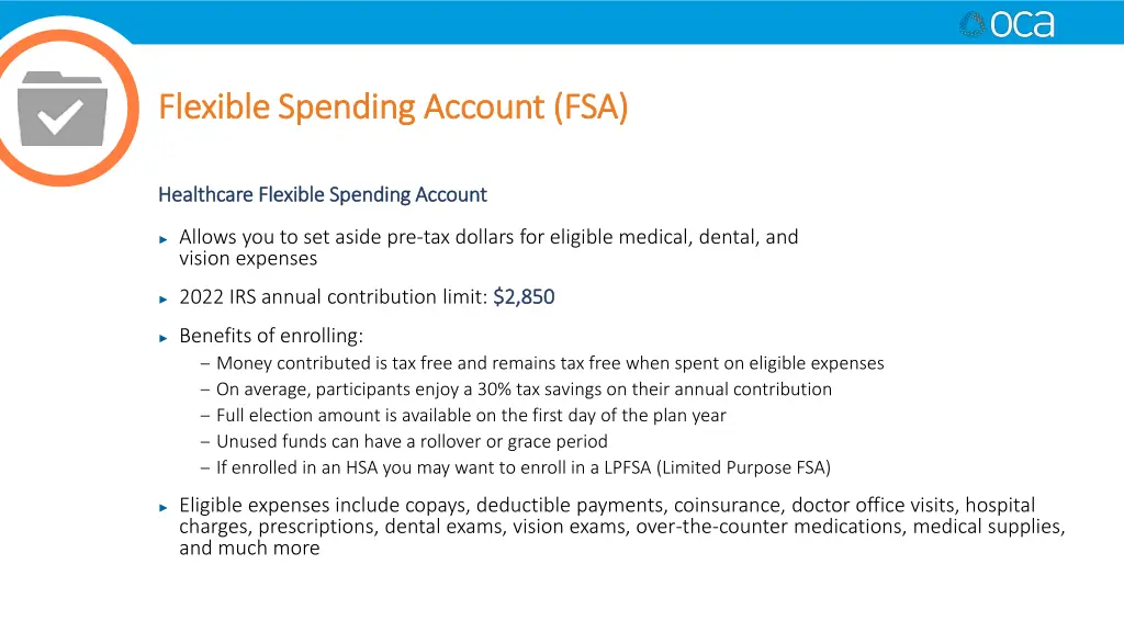 flexible spending account fsa flexible spending