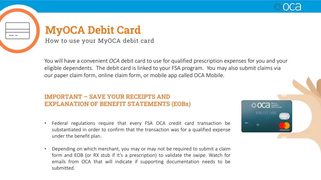 myoca debit card how to use your myoca debit card