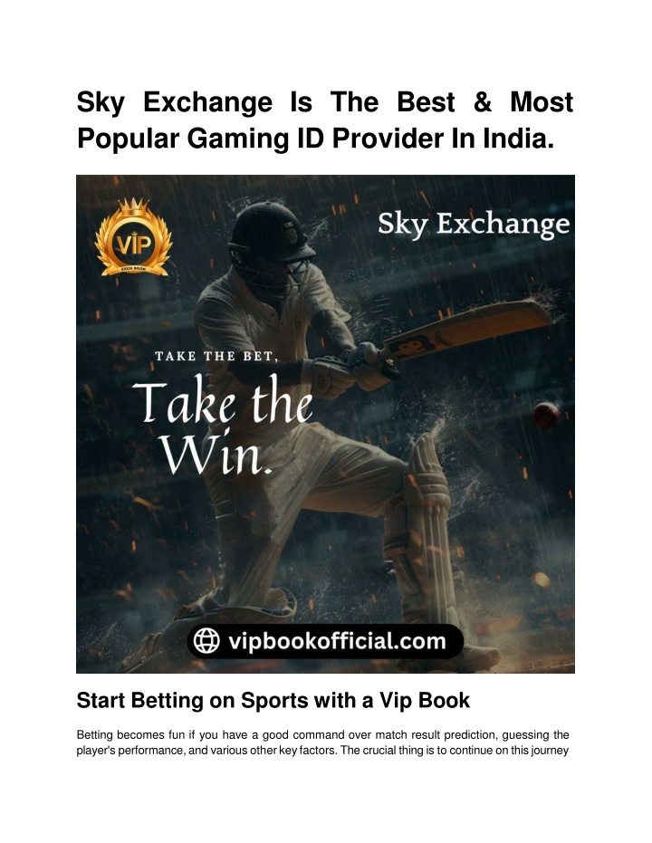 sky exchange is the best most popular gaming