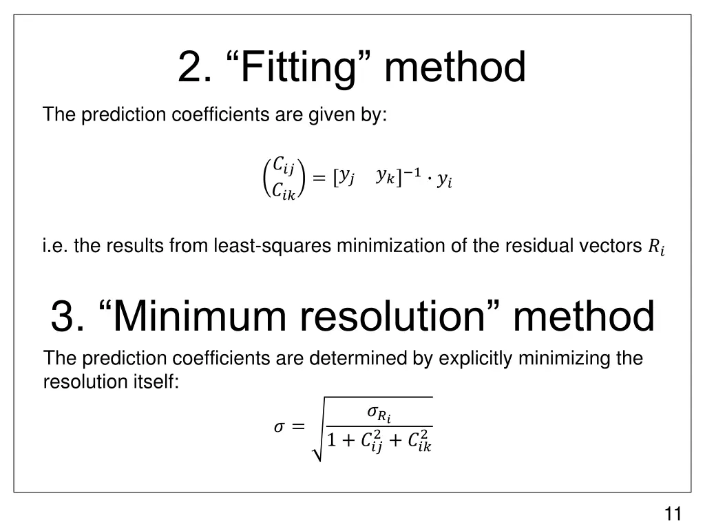 2 fitting method