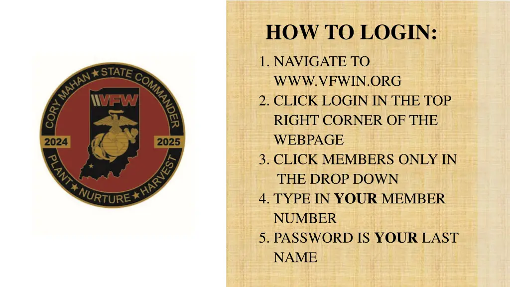 how to login