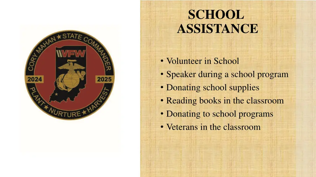 school assistance