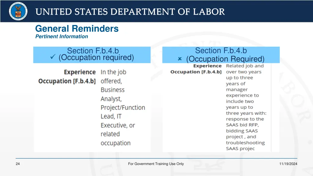 united states department of labor united states 20