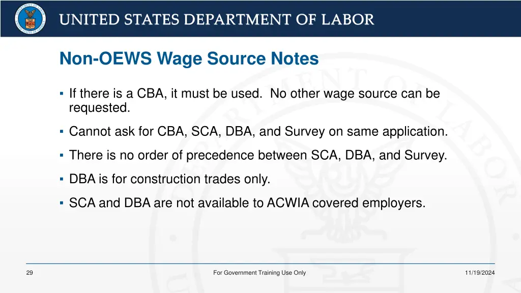 united states department of labor united states 21