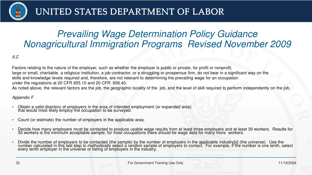 united states department of labor united states 24