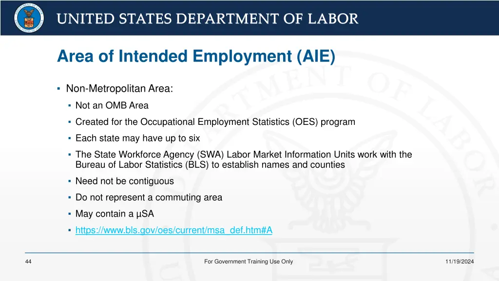 united states department of labor united states 34