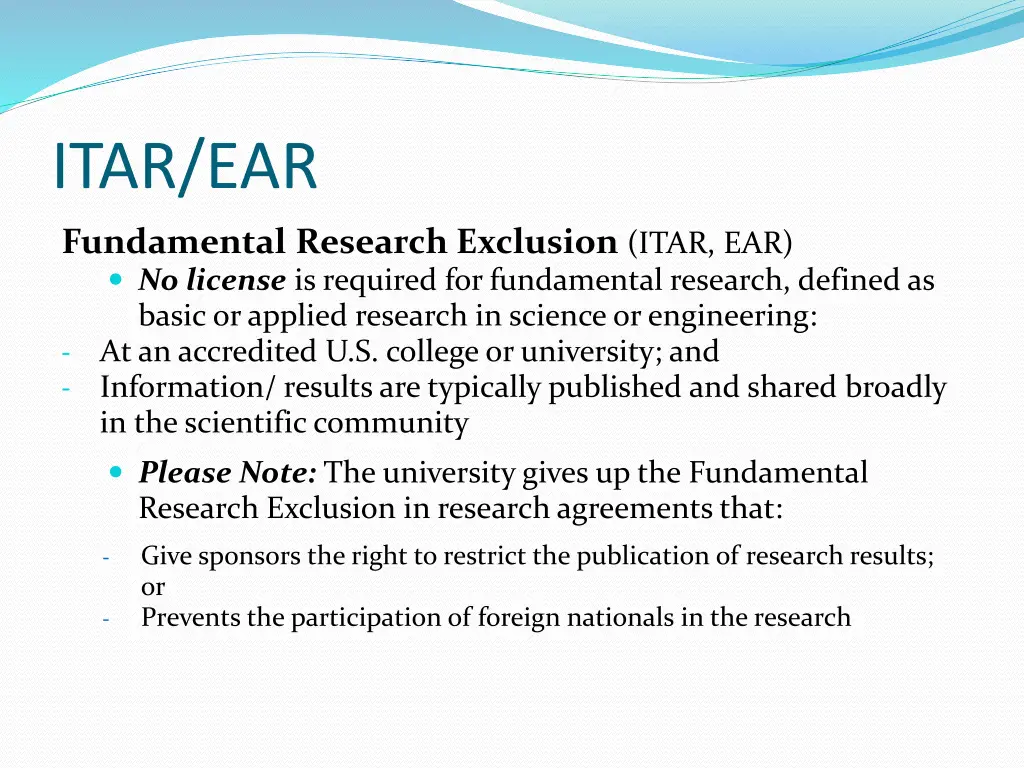 itar ear