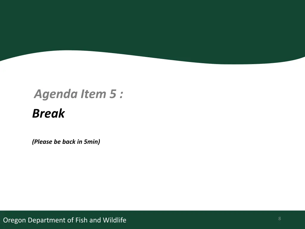 agenda item 5