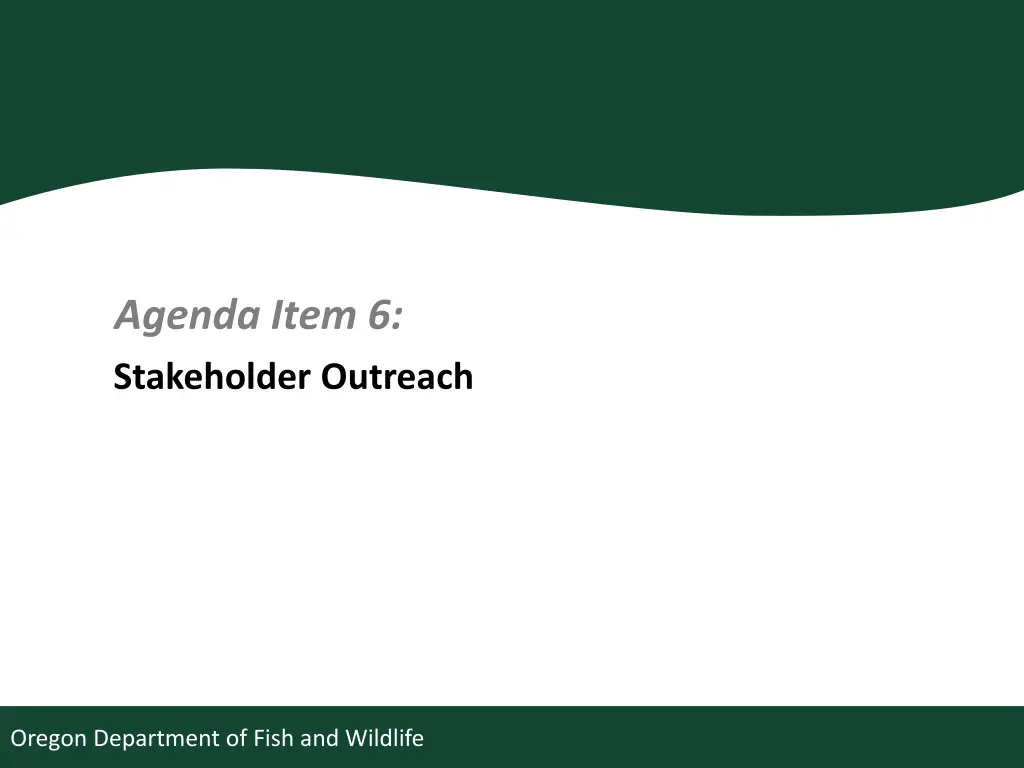 agenda item 6