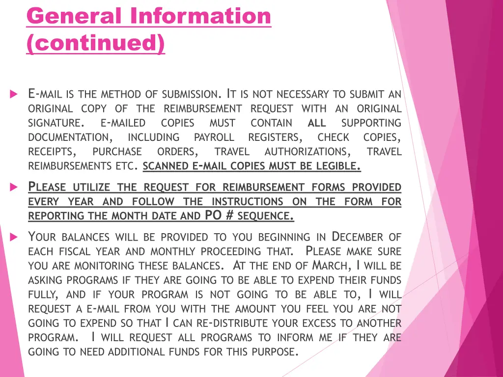 general information continued 1