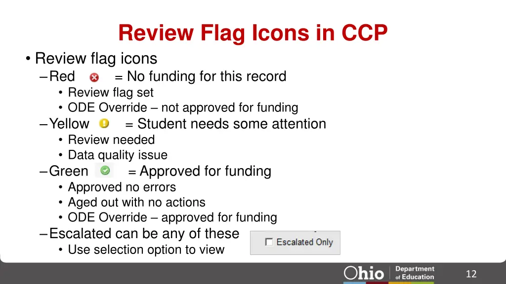 review flag icons in ccp review flag icons