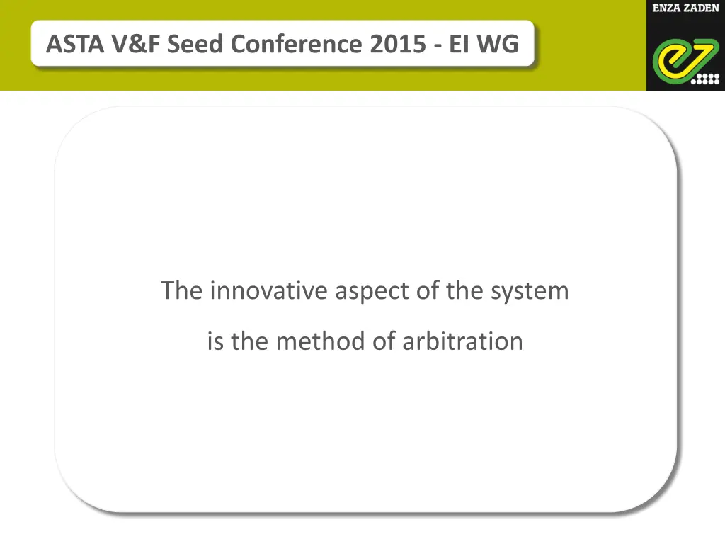 asta v f seed conference 2015 ei wg 10