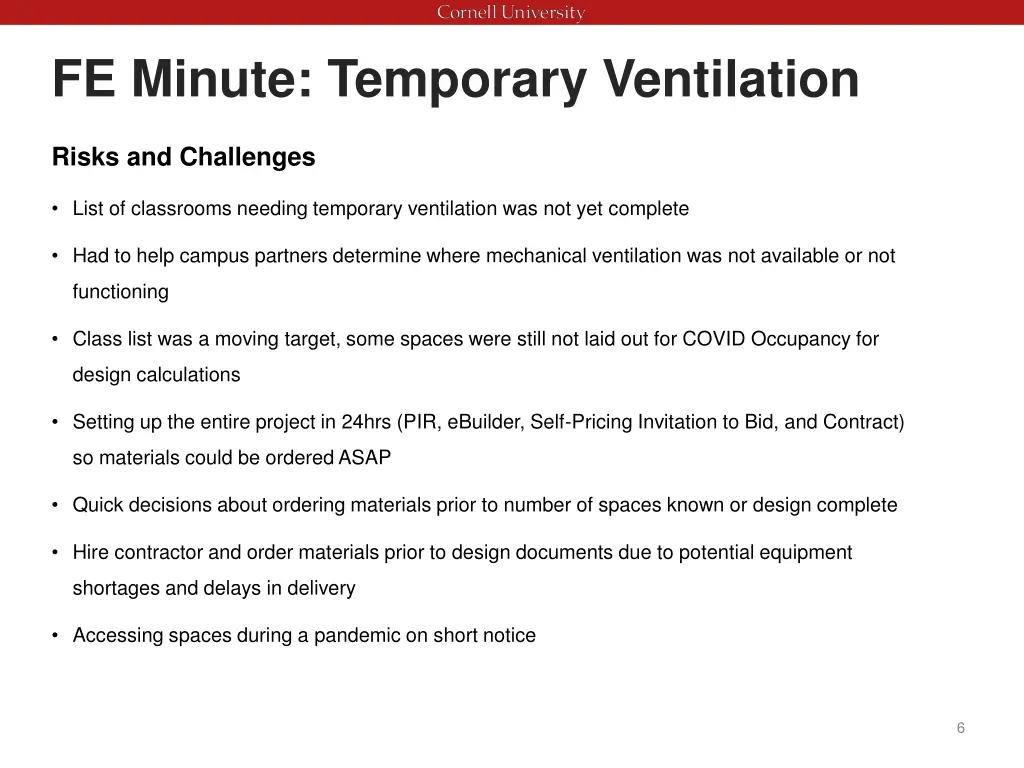 fe minute temporary ventilation 3