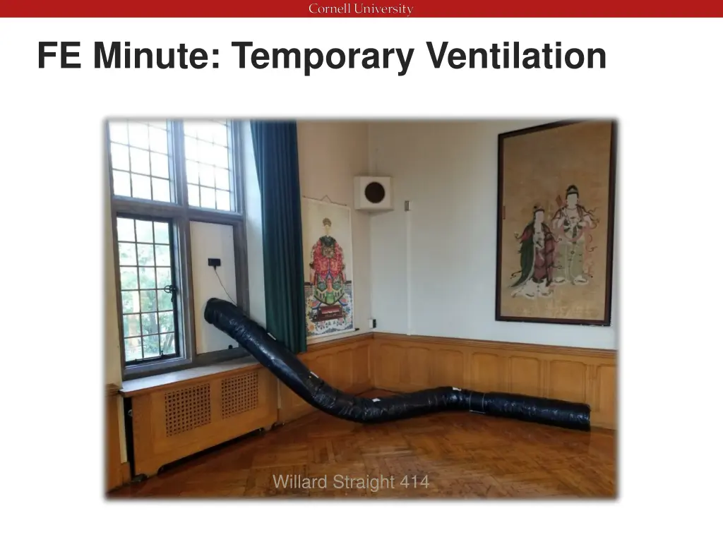 fe minute temporary ventilation