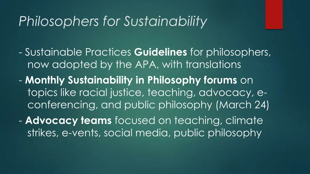 philosophers for sustainability 1