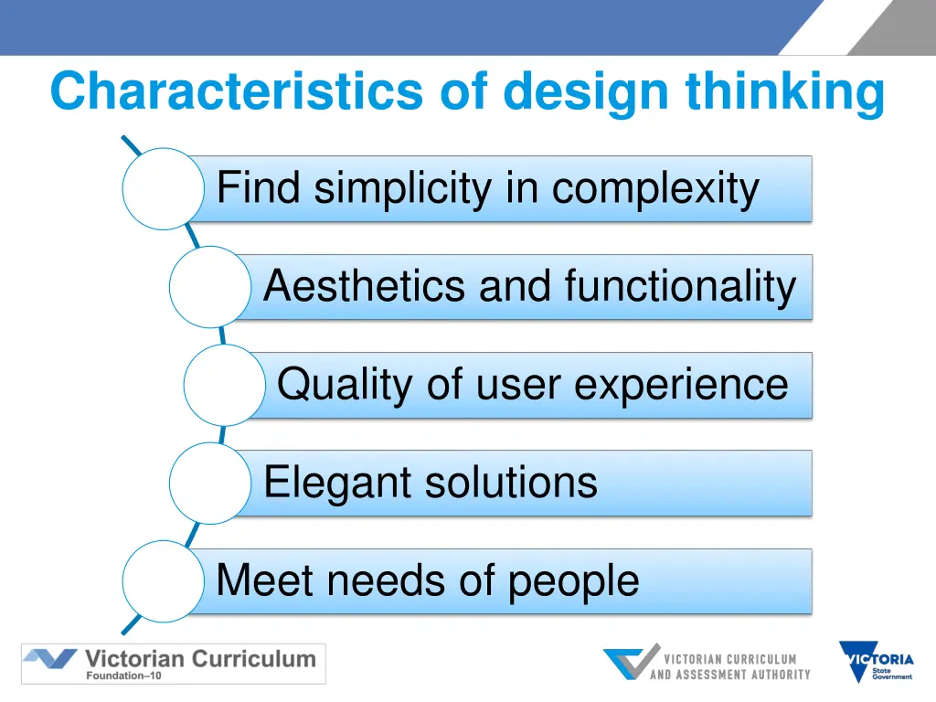 characteristics of design thinking