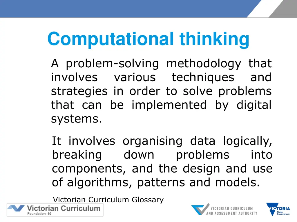 computational thinking