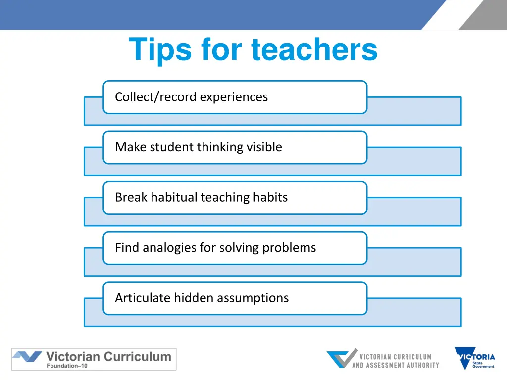 tips for teachers