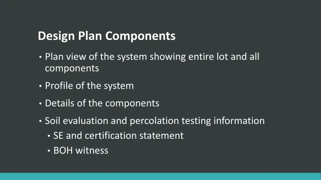 design plan components