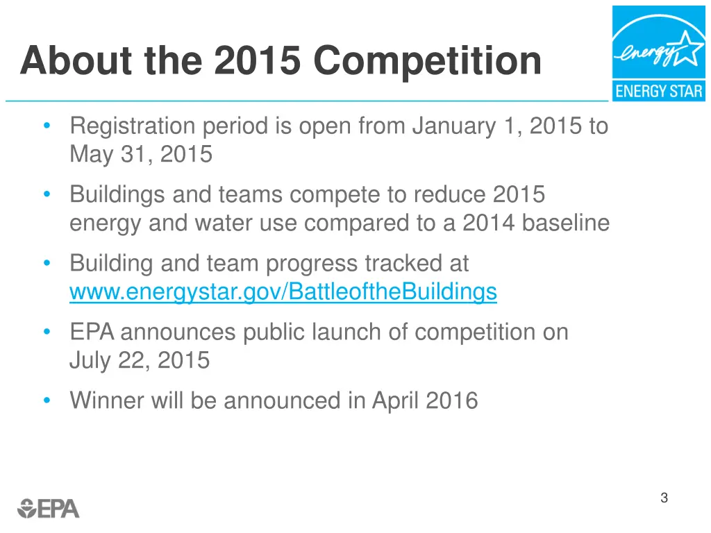 about the 2015 competition 1