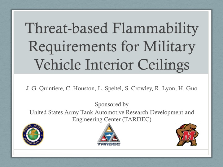 threat based flammability requirements