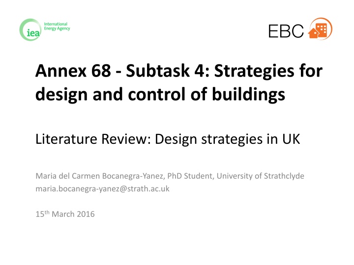 annex 68 subtask 4 strategies for design