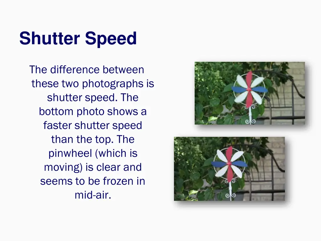 shutter speed