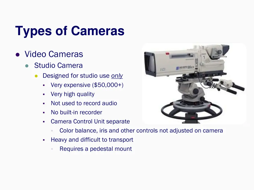 types of cameras 2