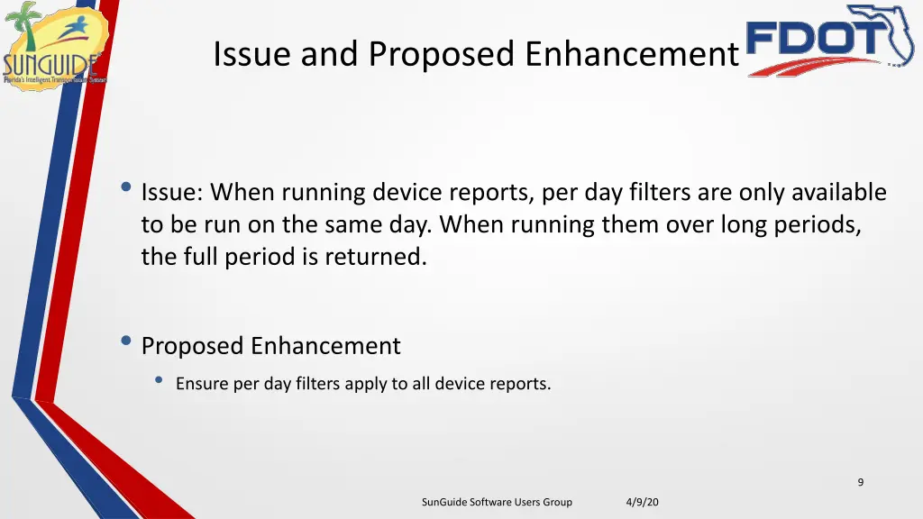 issue and proposed enhancement 2