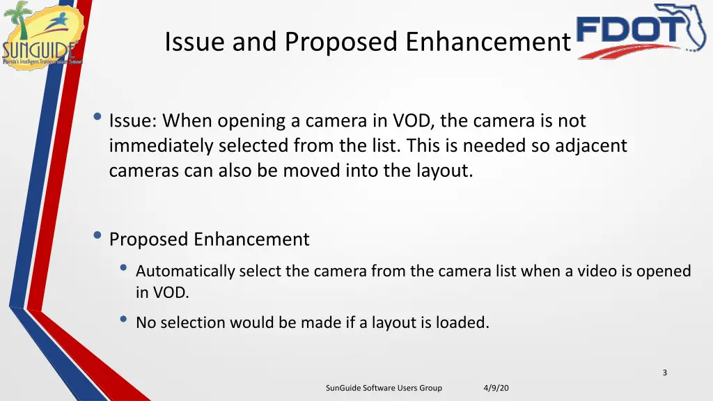 issue and proposed enhancement