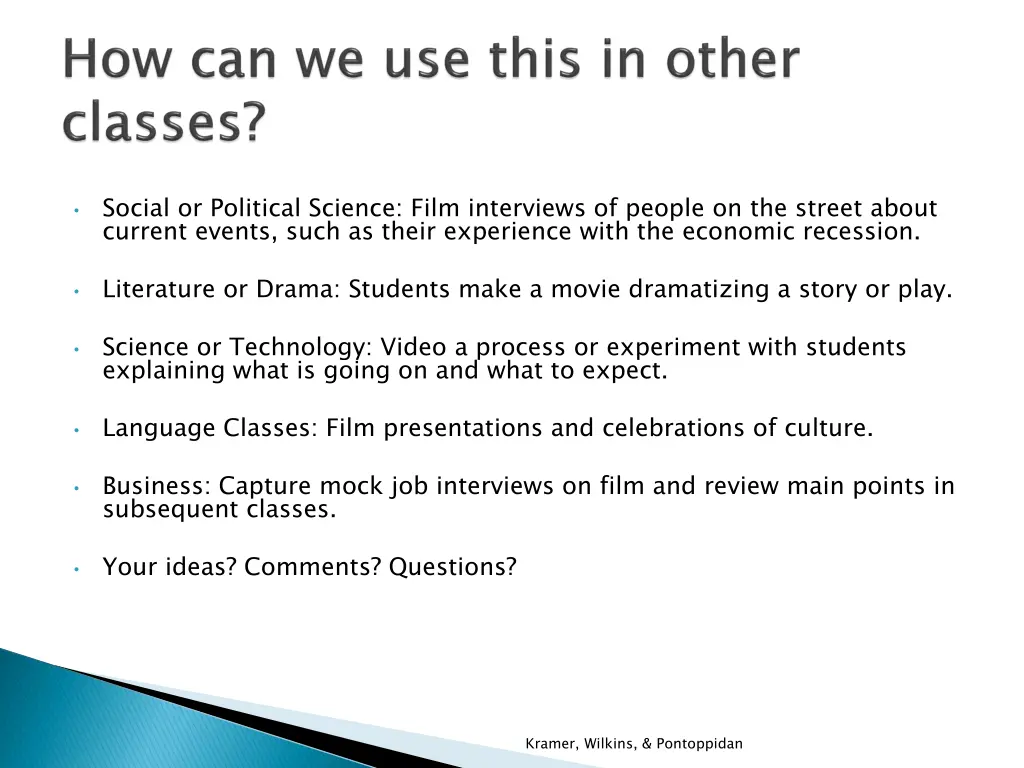 social or political science film interviews