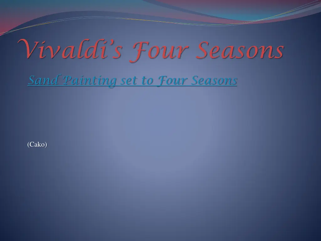 vivaldi s four seasons