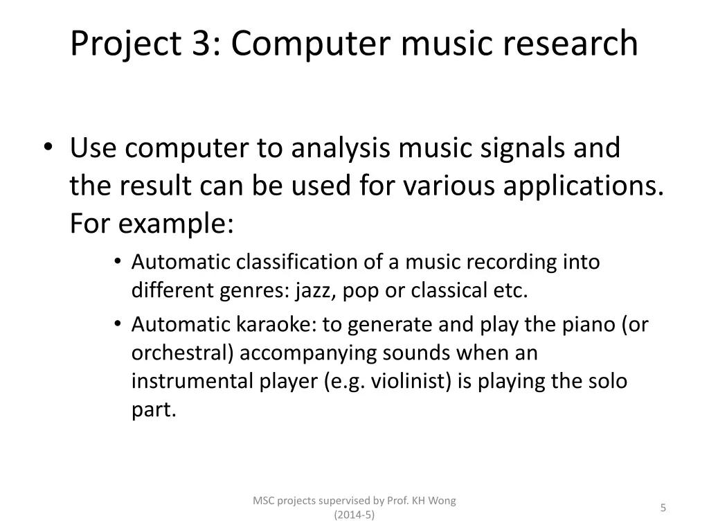 project 3 computer music research