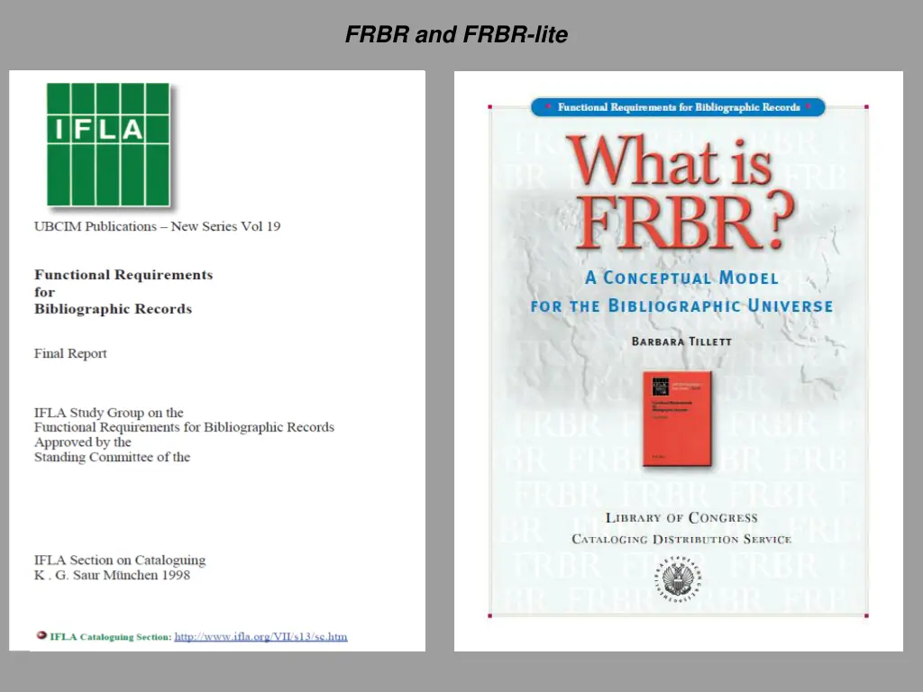 frbr and frbr lite