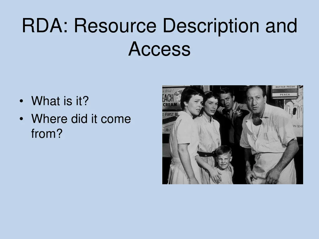 rda resource description and access