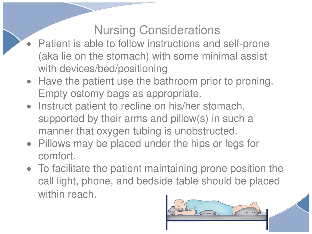 nursing considerations