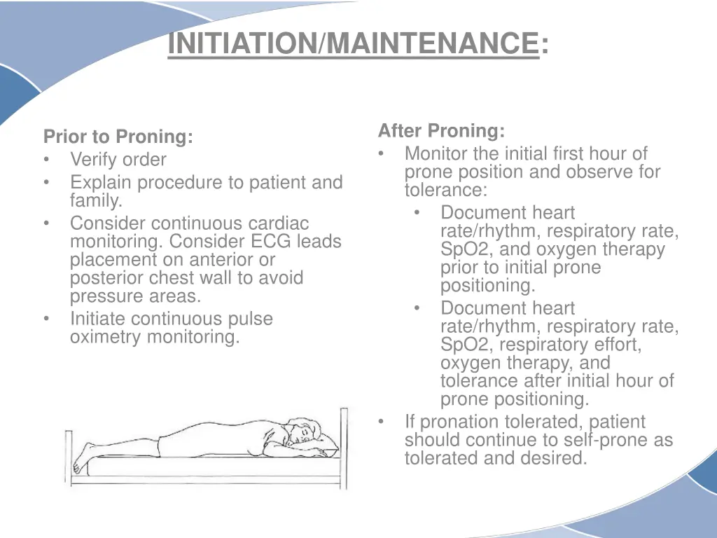 initiation maintenance