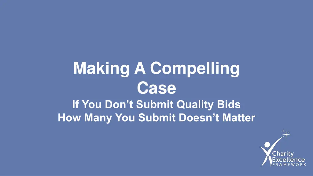 making a compelling case if you don t submit