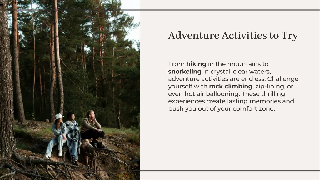 adventure activities to try adventure activities