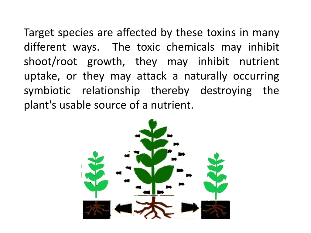 target species are affected by these toxins