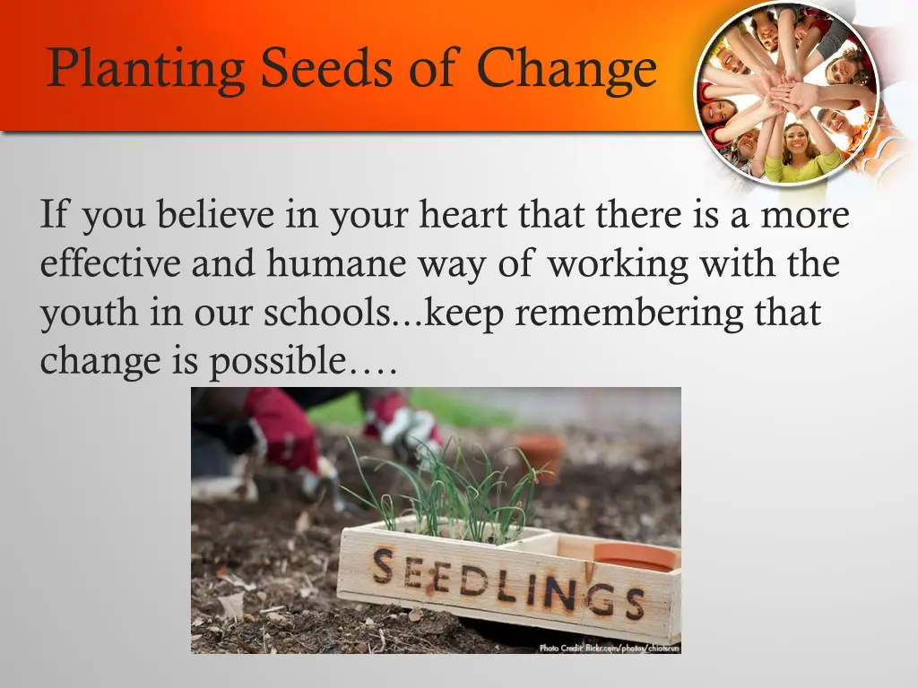 planting seeds of change