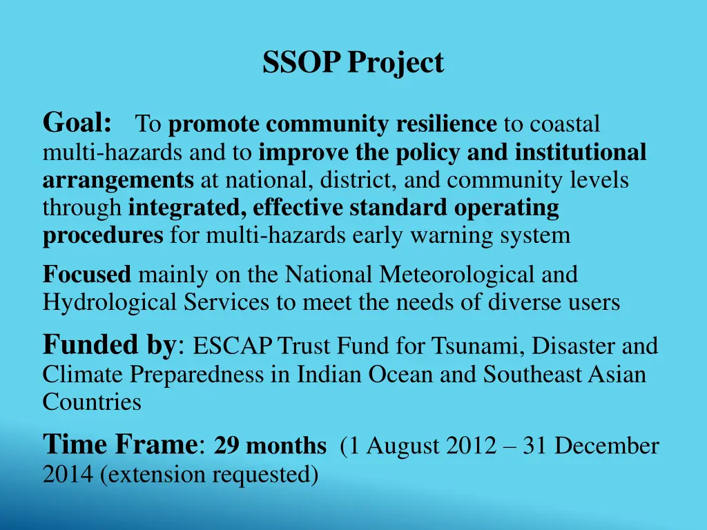 ssop project