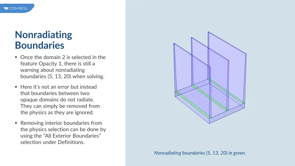 nonradiating boundaries 2